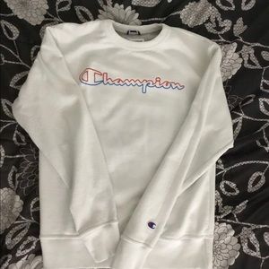 Champion multicolored logo crewneck